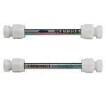 1/4" x 3.5" SilcoNert™(Inert Coated) Stainless Steel Tube - PTFE Compression Caps