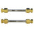 1/4" x 3.5" Stainless Steel Tube - Brass Compression Caps